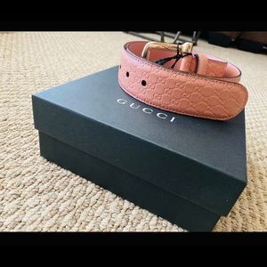 Gucci guccissima belt